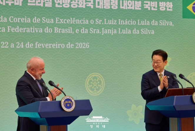 한-브라질 '전략적 동반자 관계' 격상…이재명  대통령 '양국 관계 새 도약' 기사 이미지