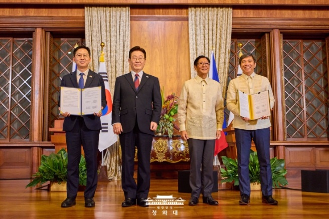 한-필리핀 정상회담 계기, 10건의 약정 및 MOU 체결 기사 이미지